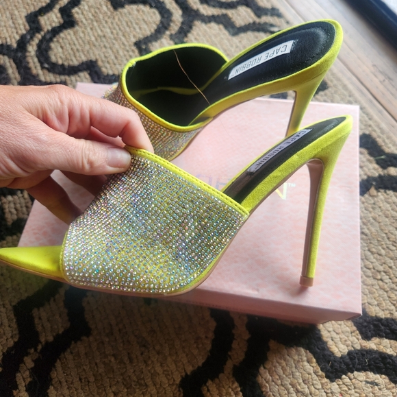 Cape Robbin Neon Rhinestone Heels - Picture 2 of 4
